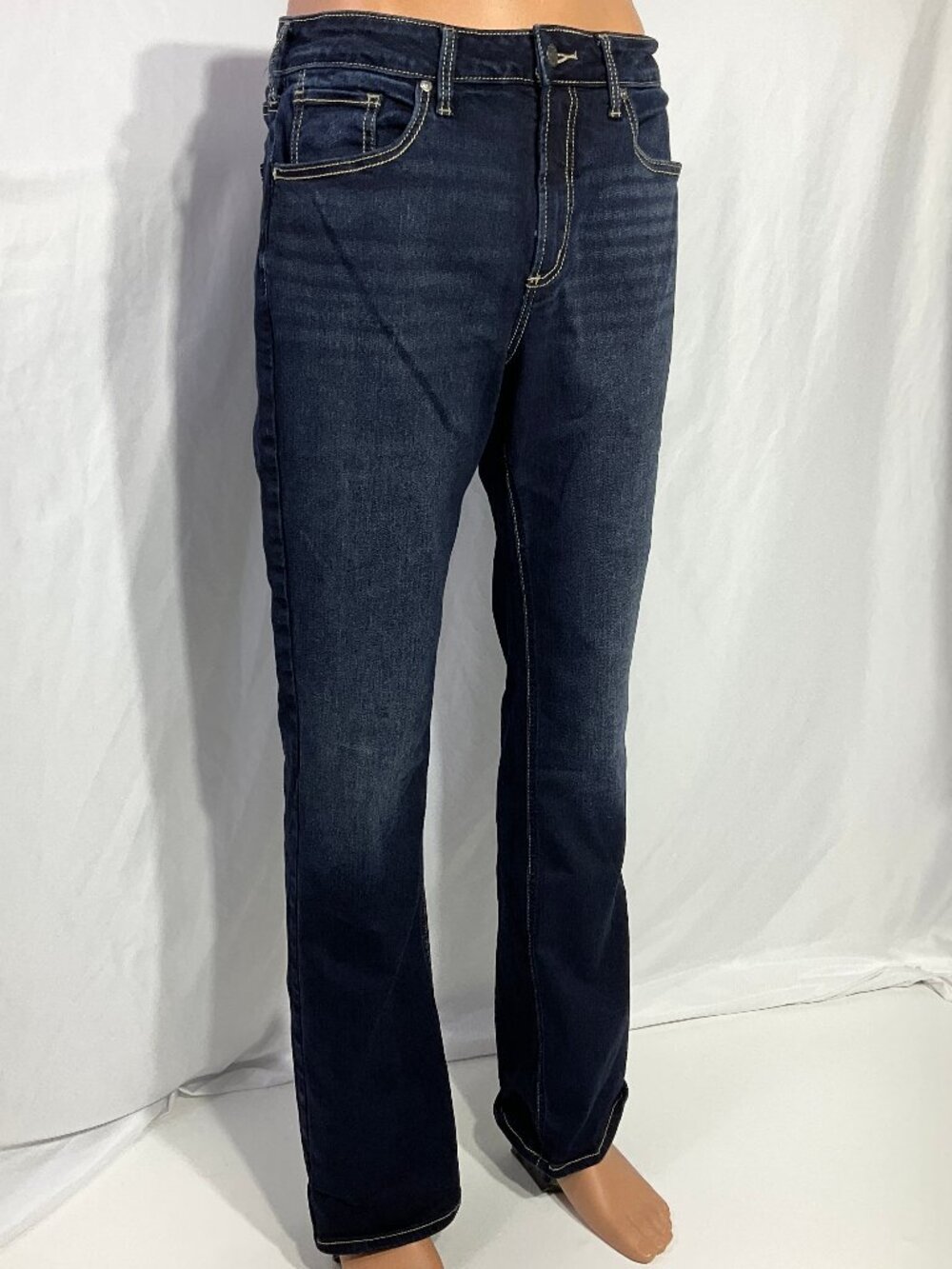 Silver Jeans Sz 34 Avery Slim Boot Womens Denim Dark Wash High Rise L94627EDB461